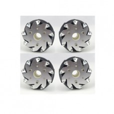 A set of (4 inch) 100mm Mecanum Wheels (4 pieces) /Bearing Rollers 14094